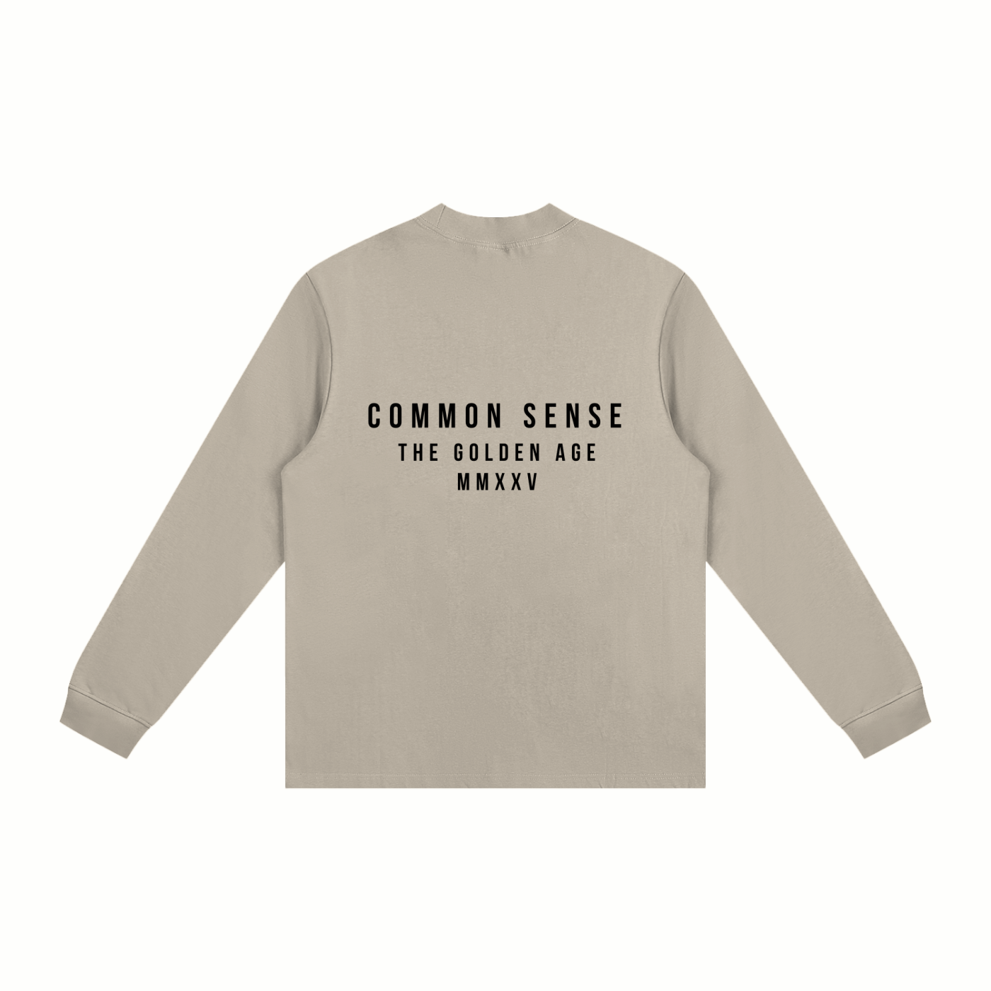 COMMON SENSE - Non-Shrink Mock Neck Long Sleeve