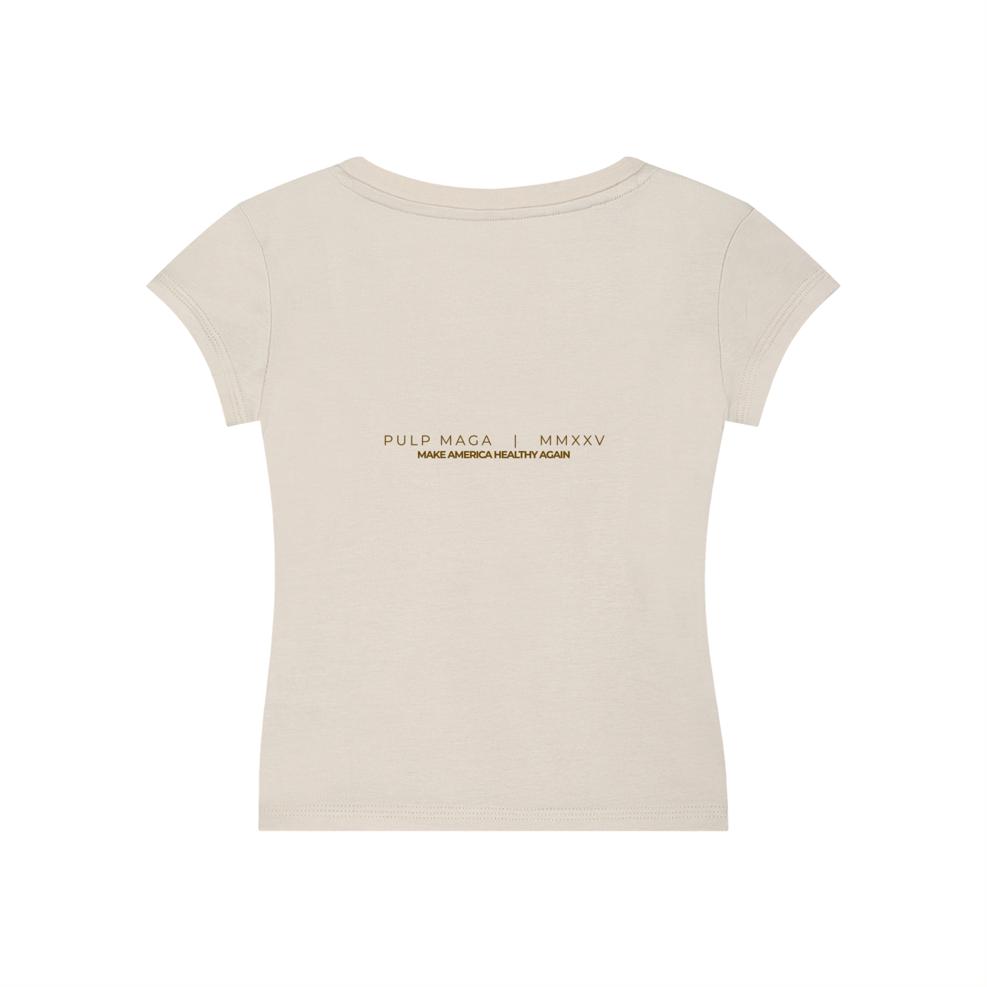 BIG PHARMA CAN'T MILK ME - V-Neck Bodycon Baby Tee