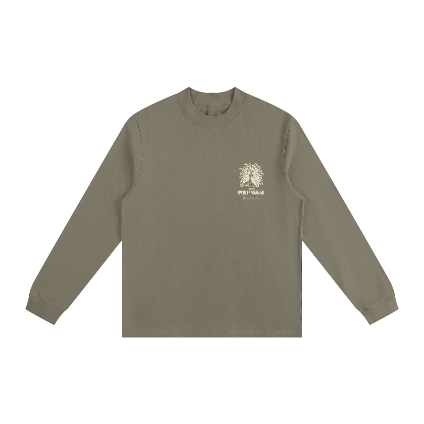 RED PILL - Non-Shrink Mock Neck Long Sleeve