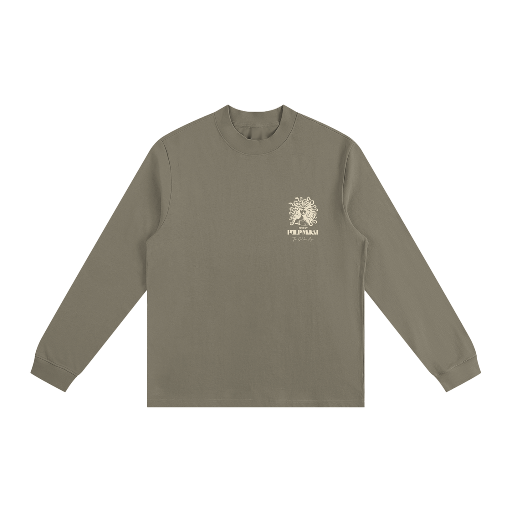 RED PILL - Non-Shrink Mock Neck Long Sleeve