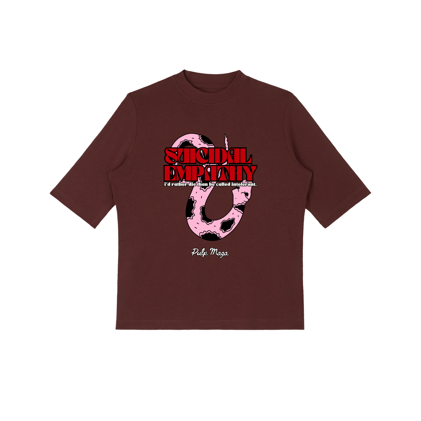 SUICIDAL EMPATHY - Essential Mock Neck Tee