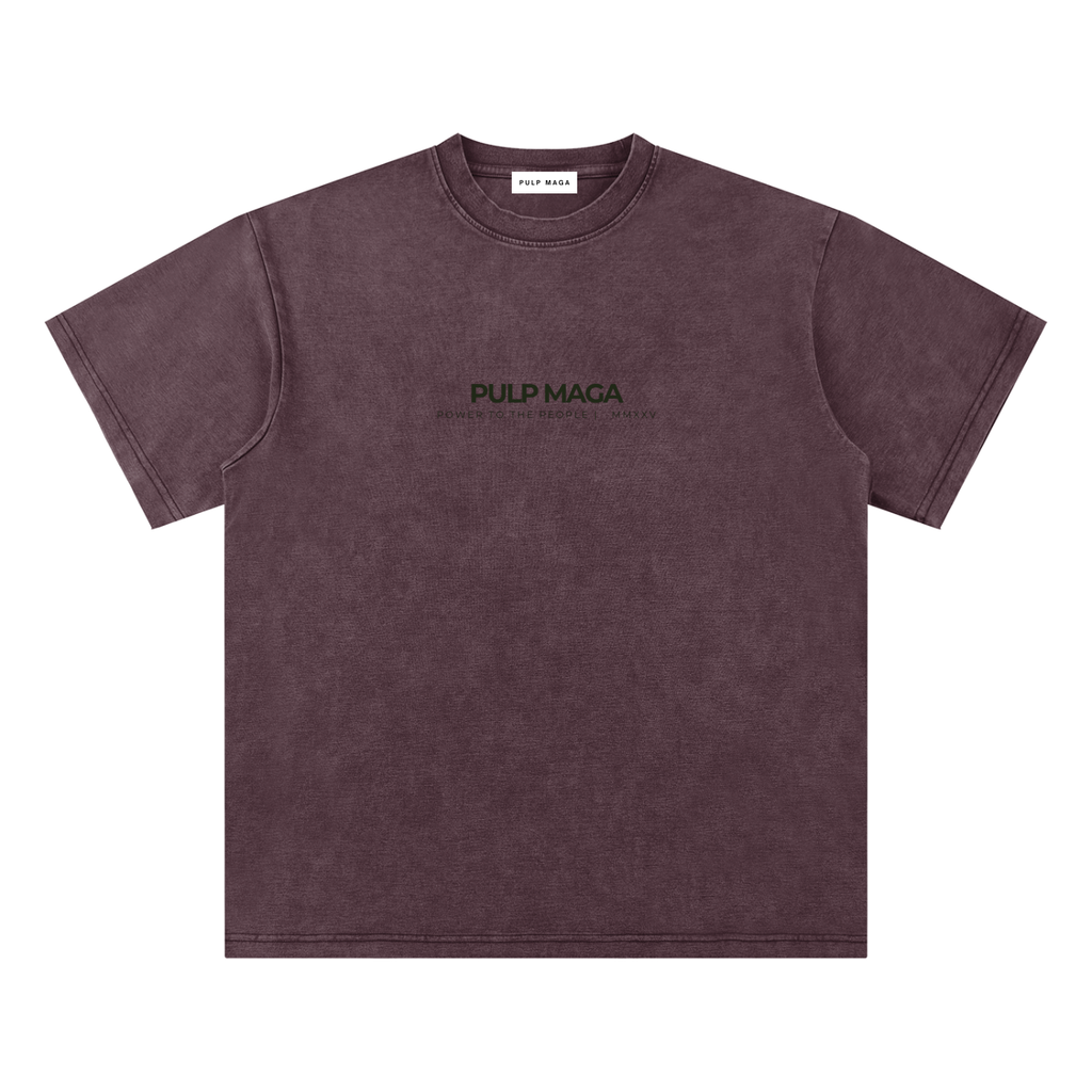 RED PILL MINERAL INK - Bamboo Snow Washed T-Shirt