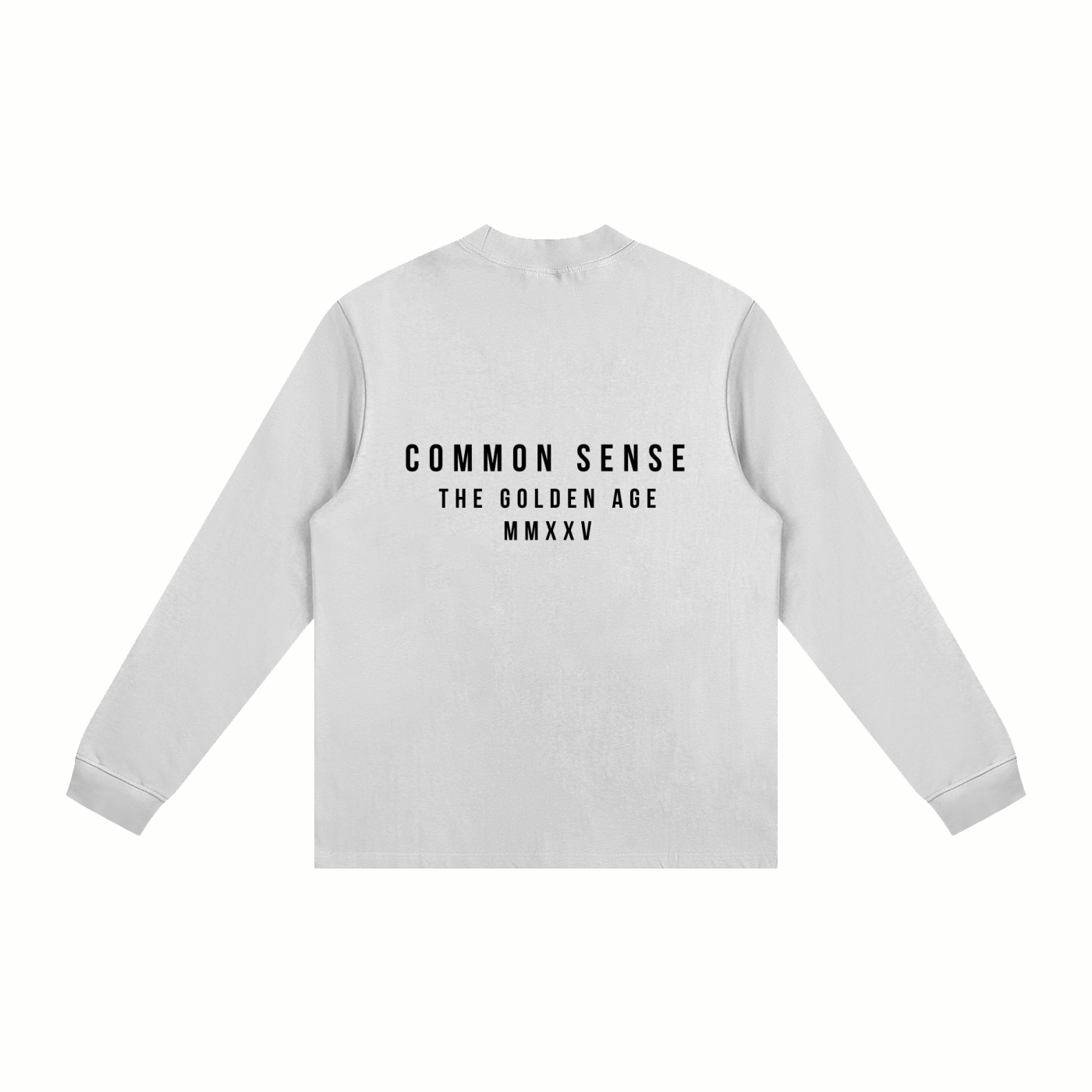 COMMON SENSE - Non-Shrink Mock Neck Long Sleeve