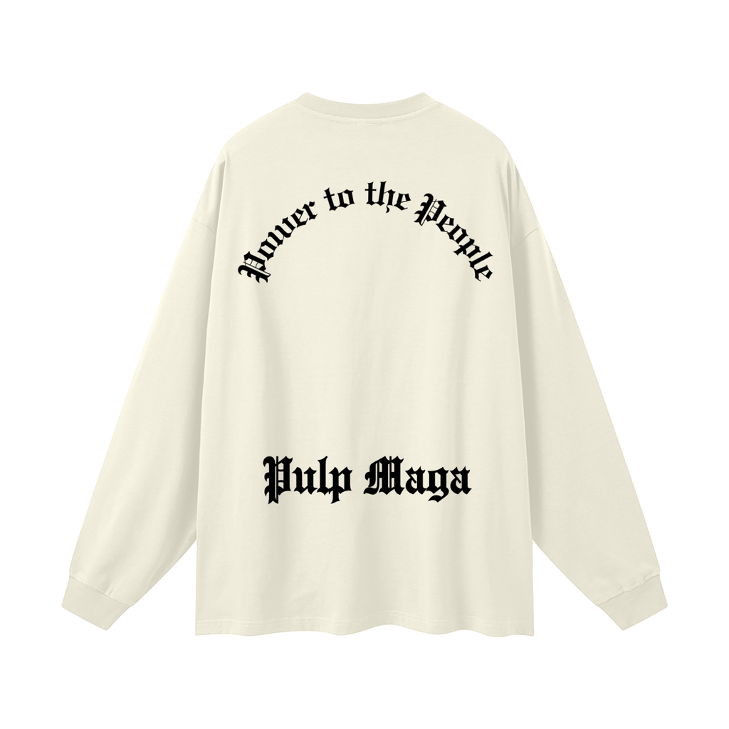DRAIN THE SWAMP - Oversized Streetwear Long Sleeve Tee