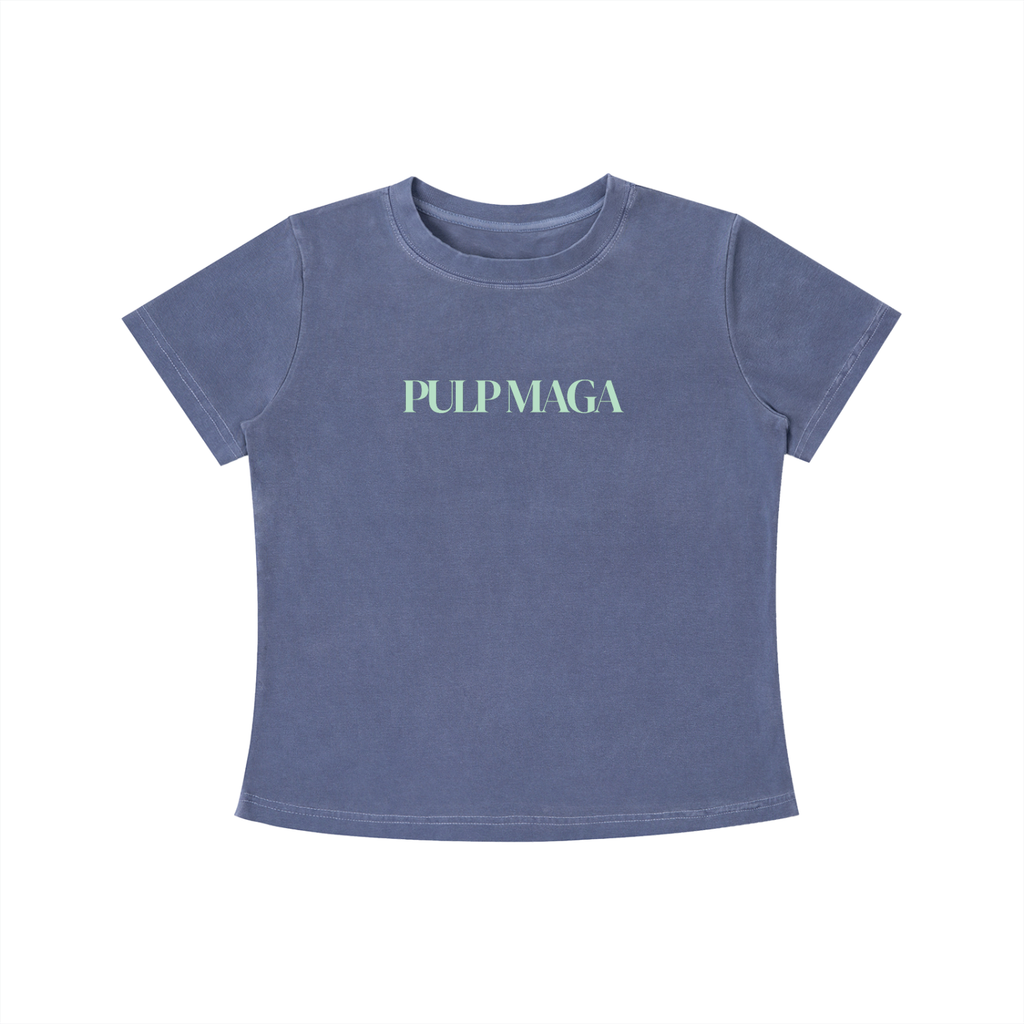 AMERICAN BOMBSHELL - Graphic Vintage Wash Slim Baby Tee