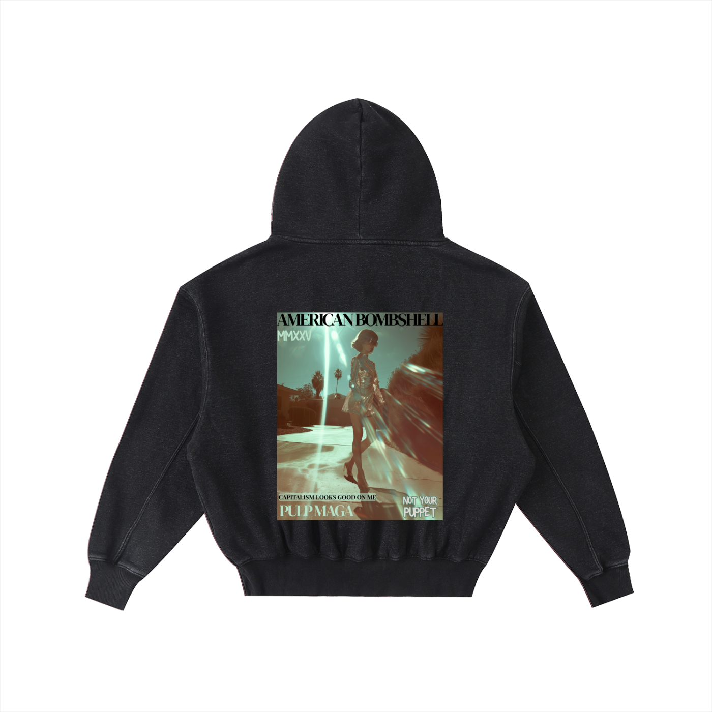 AMERICAN BOMBSHELL - Unisex Enzyme Oversized Hoodie
