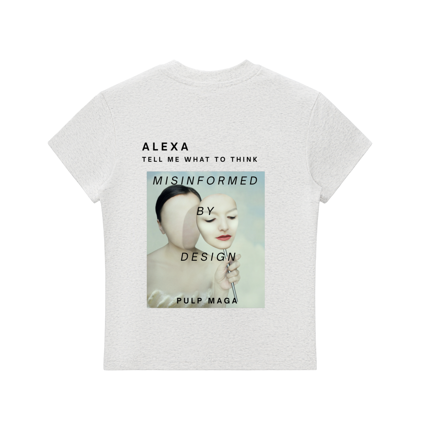 ALEXA, AM I REAL? - Graphic Bodycon Baby Tee