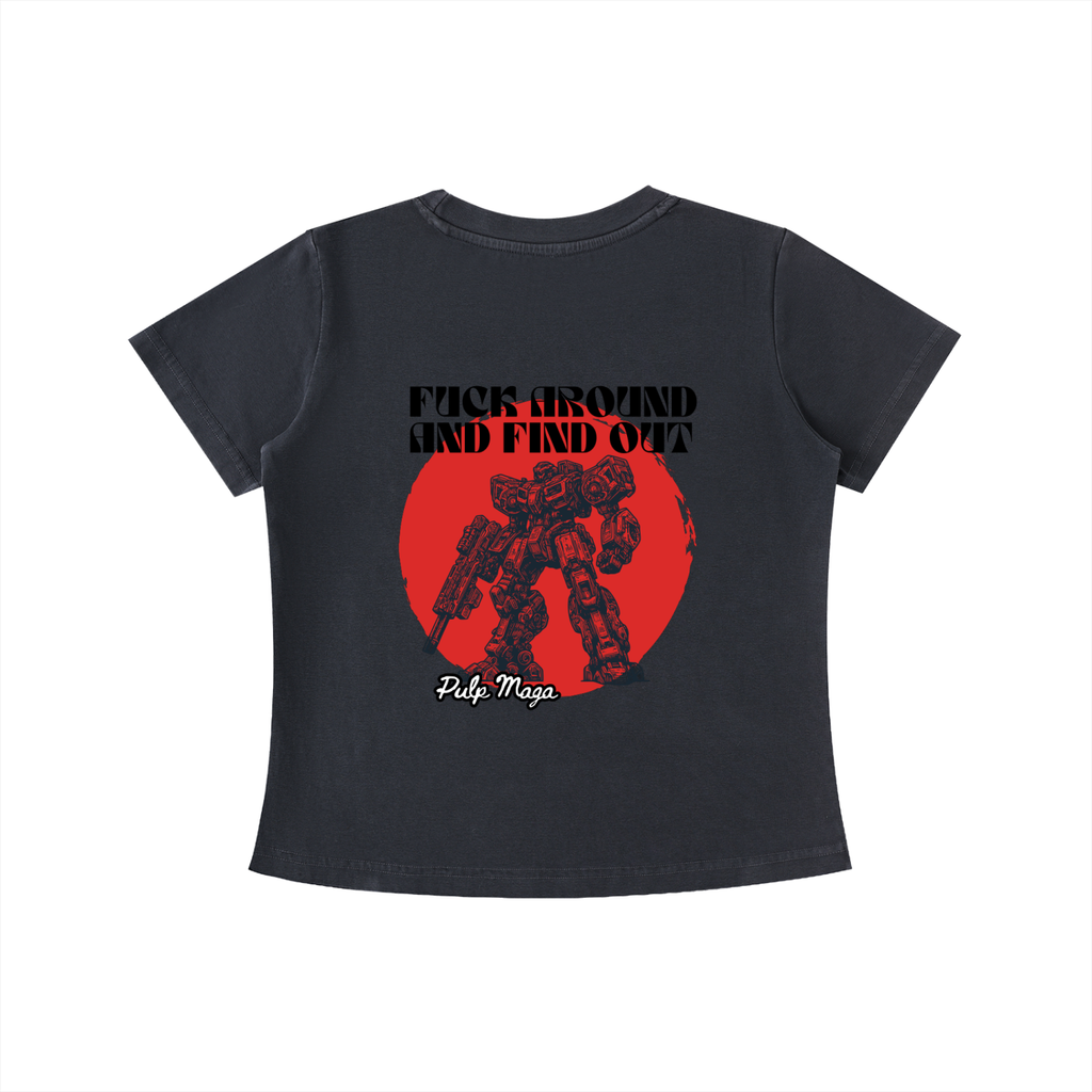FAFO TRANSFORMER - Vintage Wash Slim Baby Tee