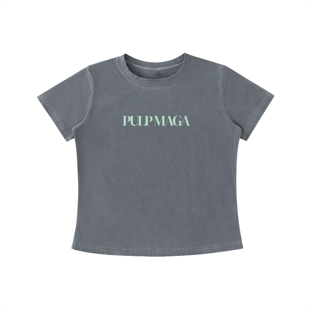 AMERICAN BOMBSHELL - Graphic Vintage Wash Slim Baby Tee