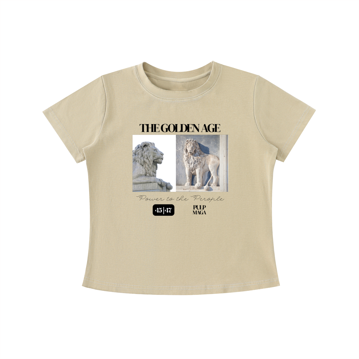 THE GOLDEN AGE - Vintage Wash Slim Baby Tee