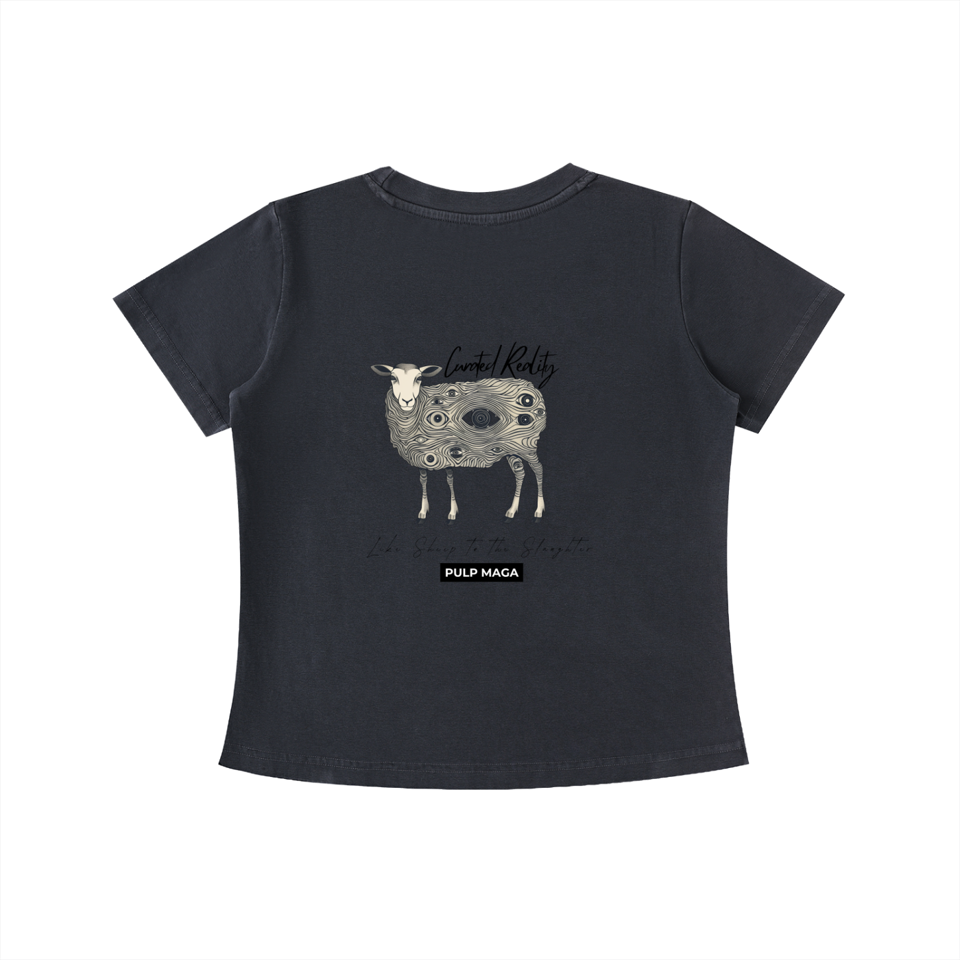 CURATED REALITY - Vintage Wash Slim Baby Tee