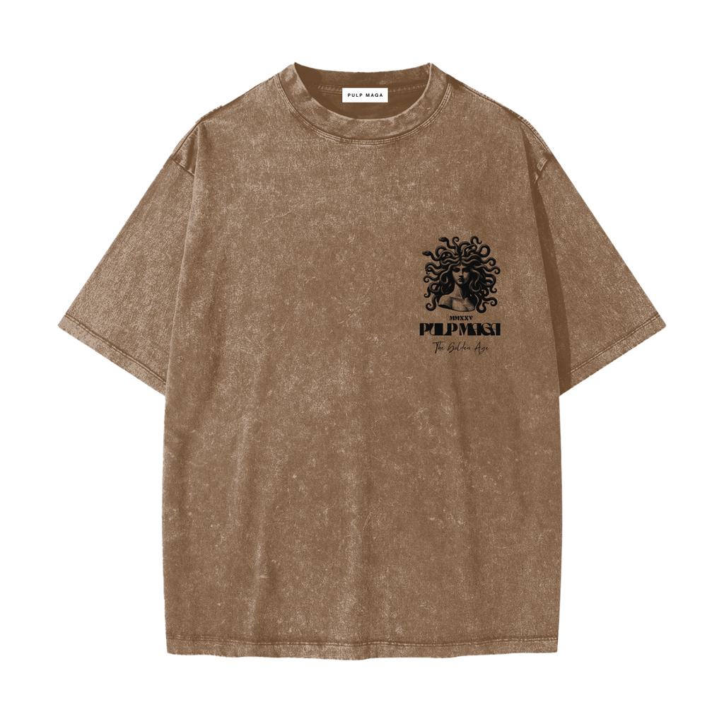 GEMINI SERPENT - Heavyweight Snow Washed T-Shirt