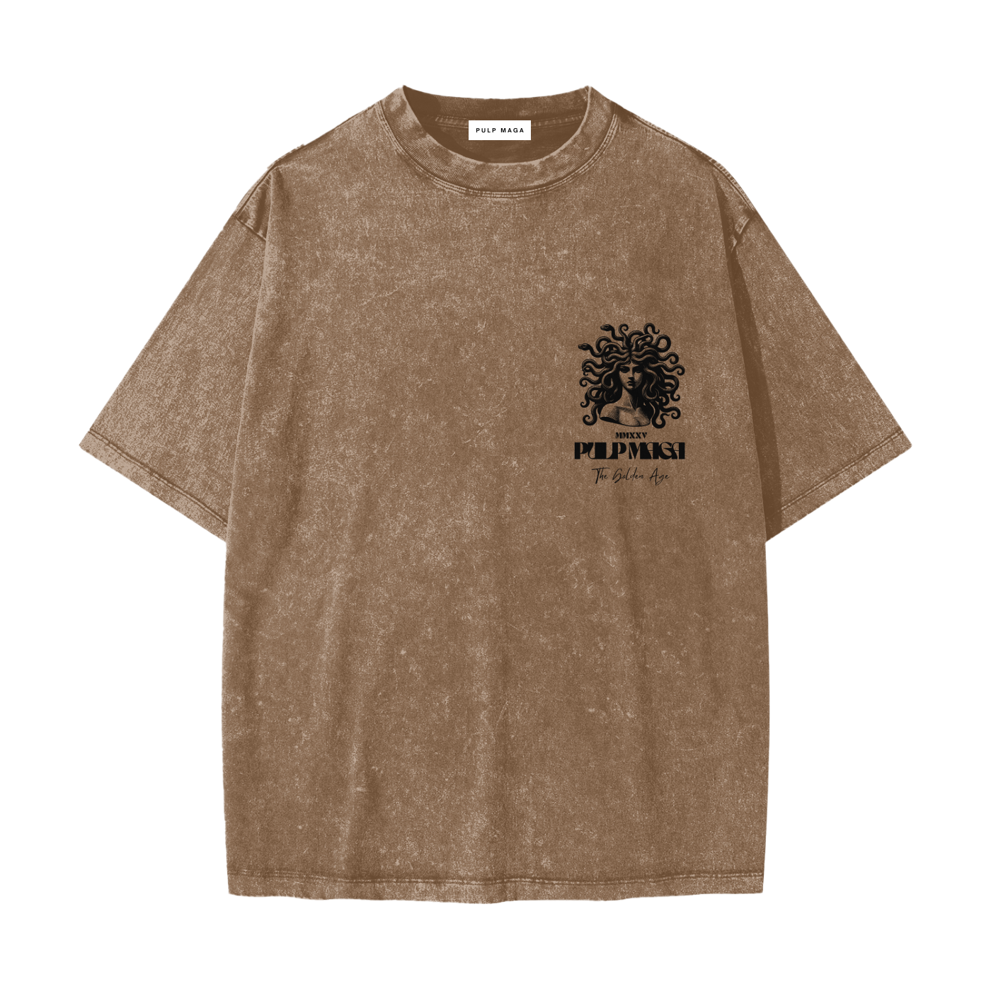 GEMINI SERPENT - Heavyweight Snow Washed T-Shirt