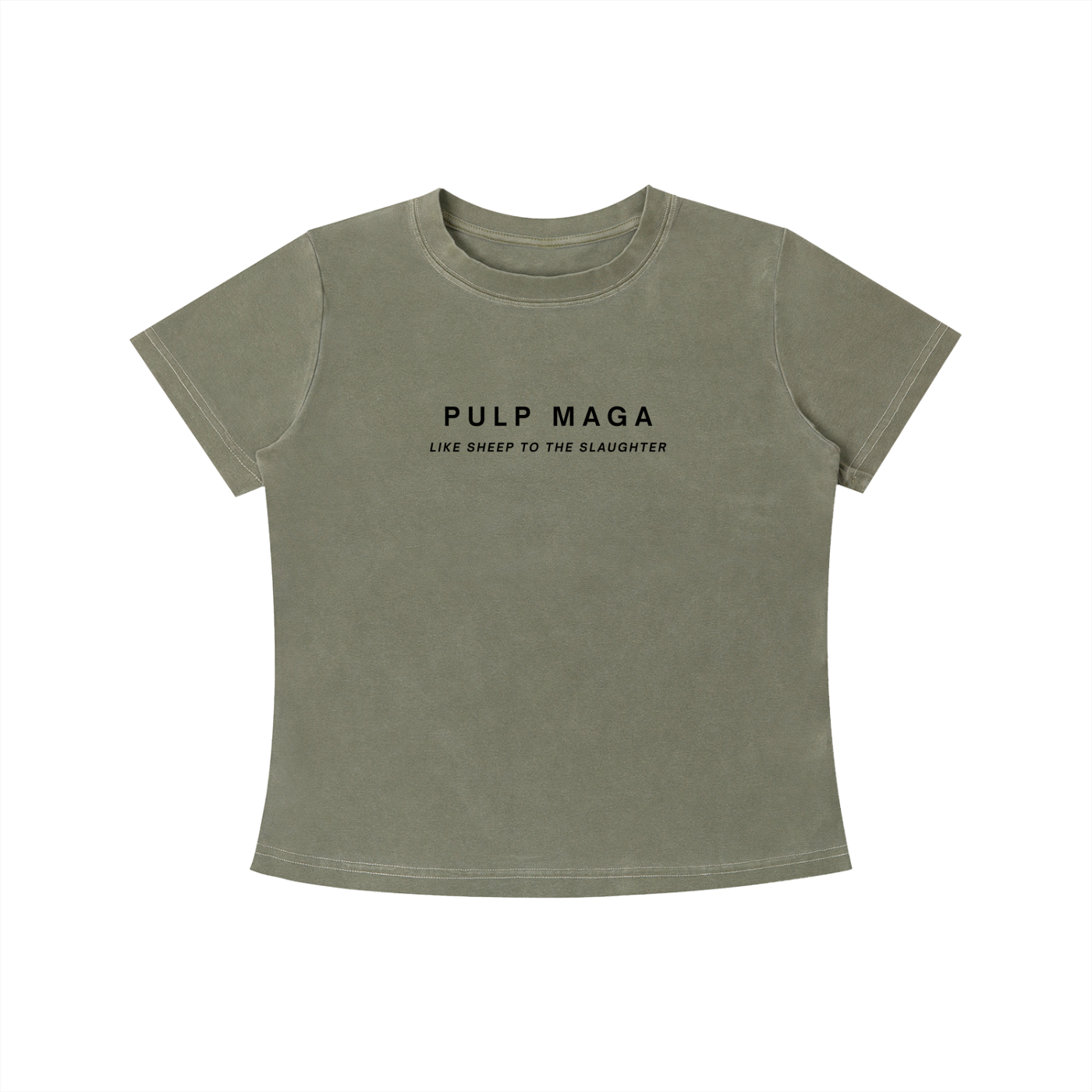 CTRL + ALT + BELIEVE - Vintage Wash Slim Baby Tee