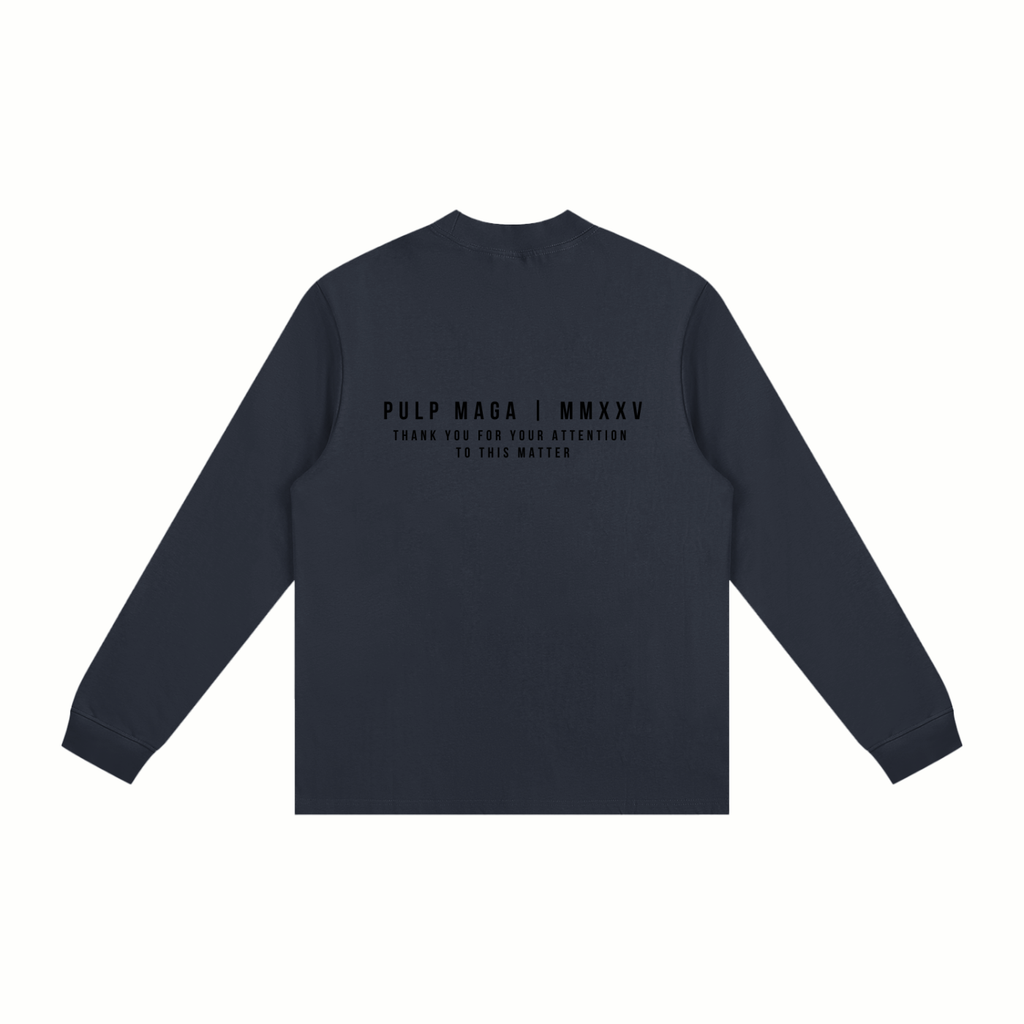 DRAIN THE SWAMP - Non-Shrink Mock Neck Long Sleeve