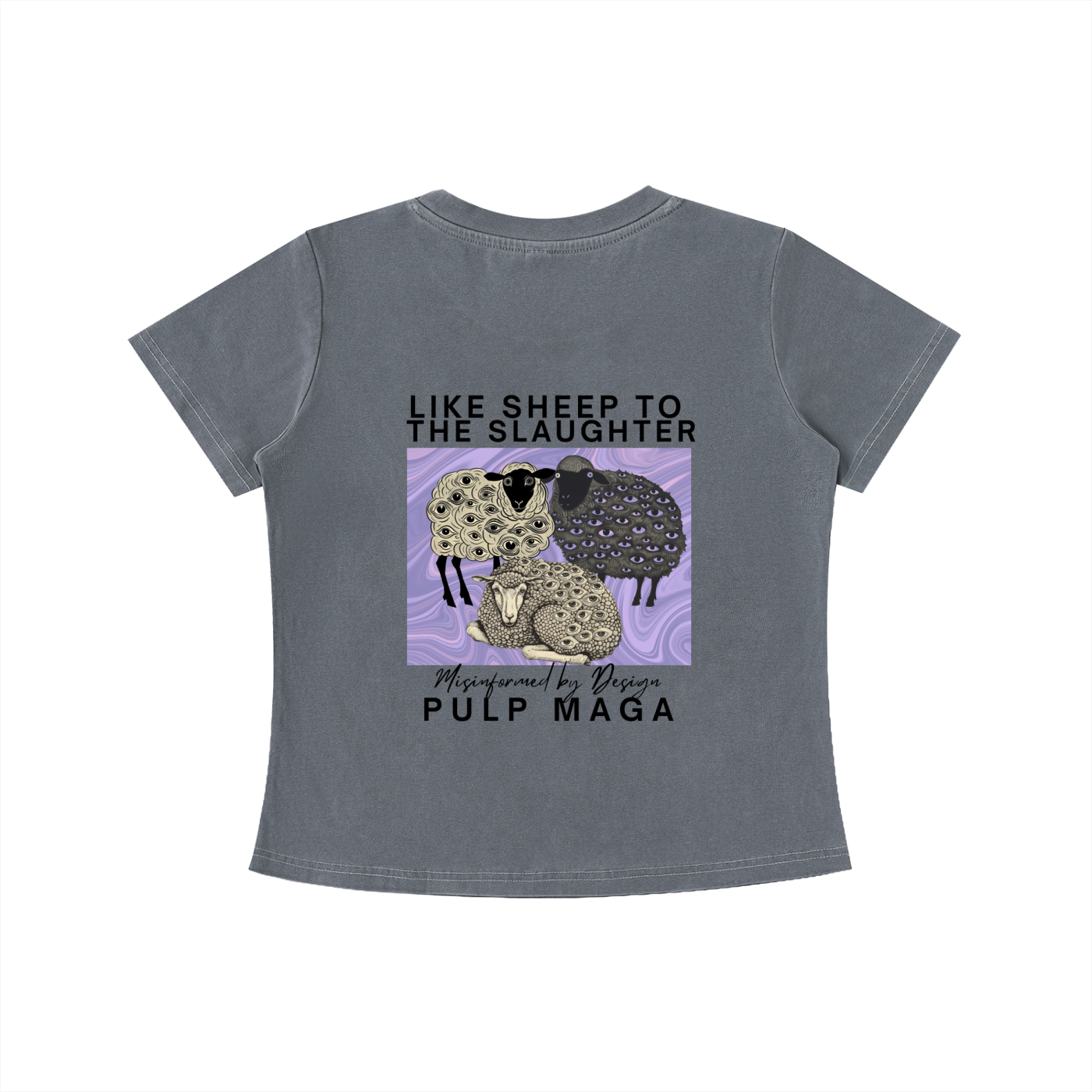 COLLECTIVE VISION - Vintage Wash Slim Baby Tee