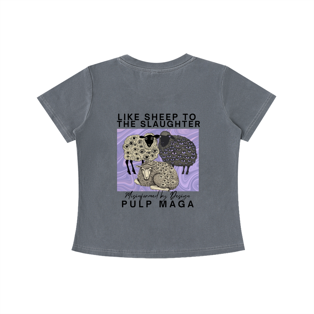 COLLECTIVE VISION - Vintage Wash Slim Baby Tee