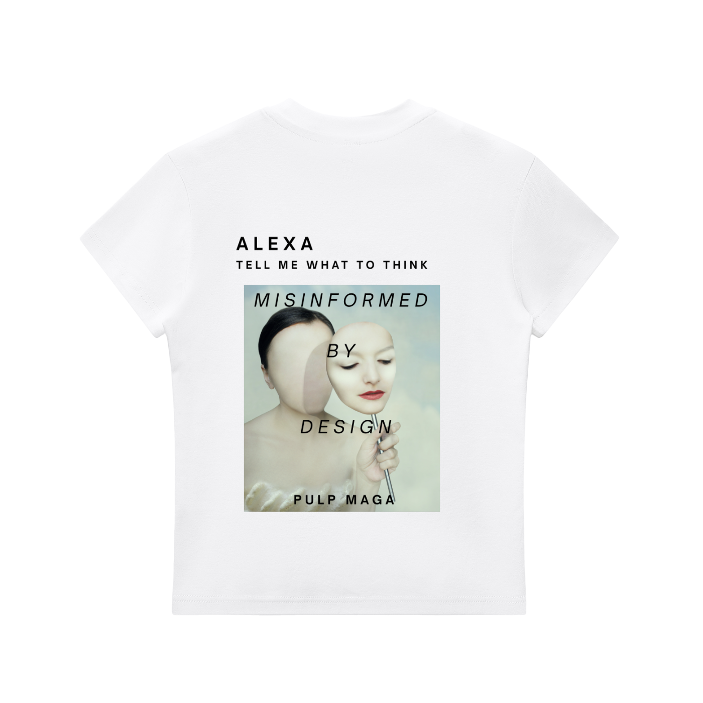 ALEXA, AM I REAL? - Graphic Bodycon Baby Tee