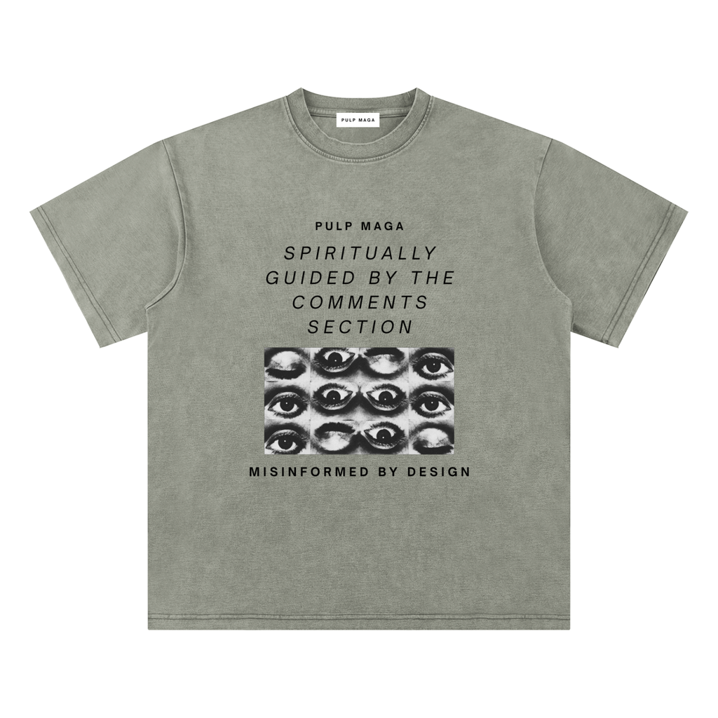 CTRL + ALT + BELIEVE - Bamboo Snow Washed T-Shirt