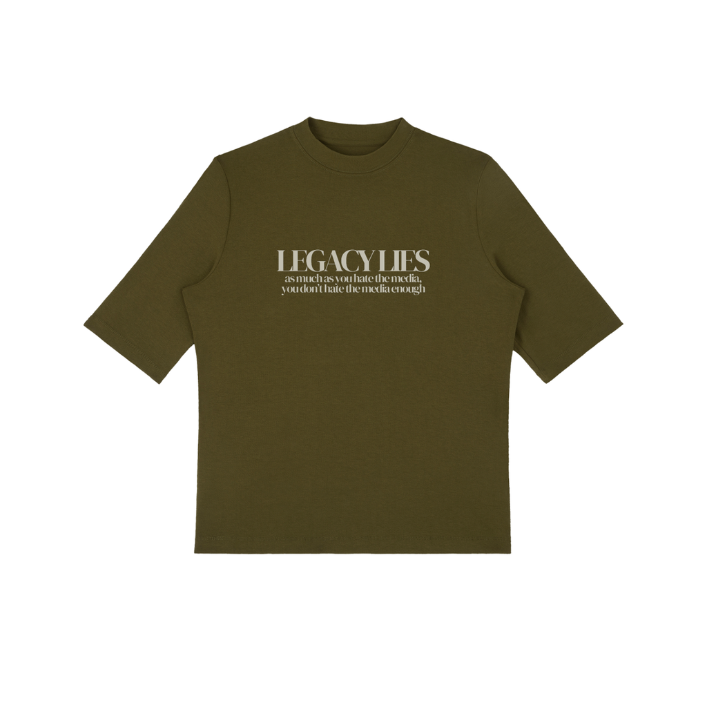 YOU DON'T HATE THE MEDIA ENOUGH - Essential Mock Neck Tee