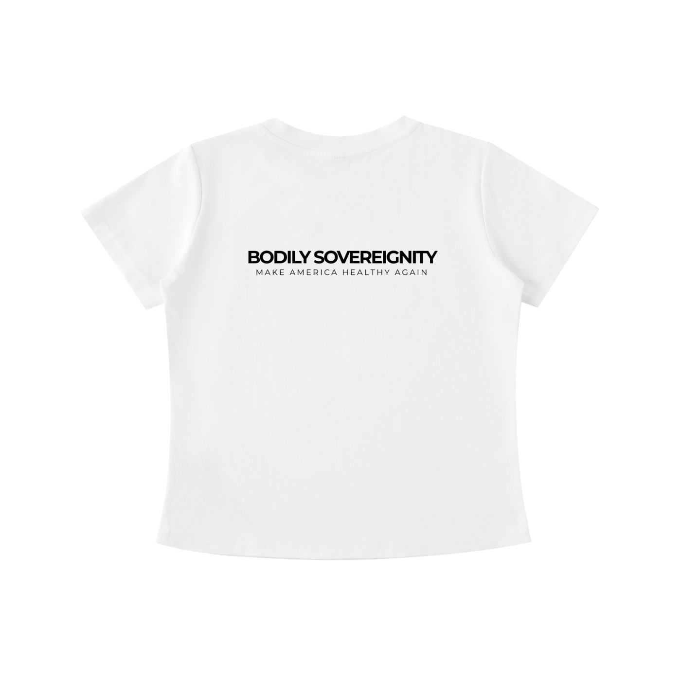 BODILY SOVEREIGNITY - Vintage Wash Slim Baby Tee