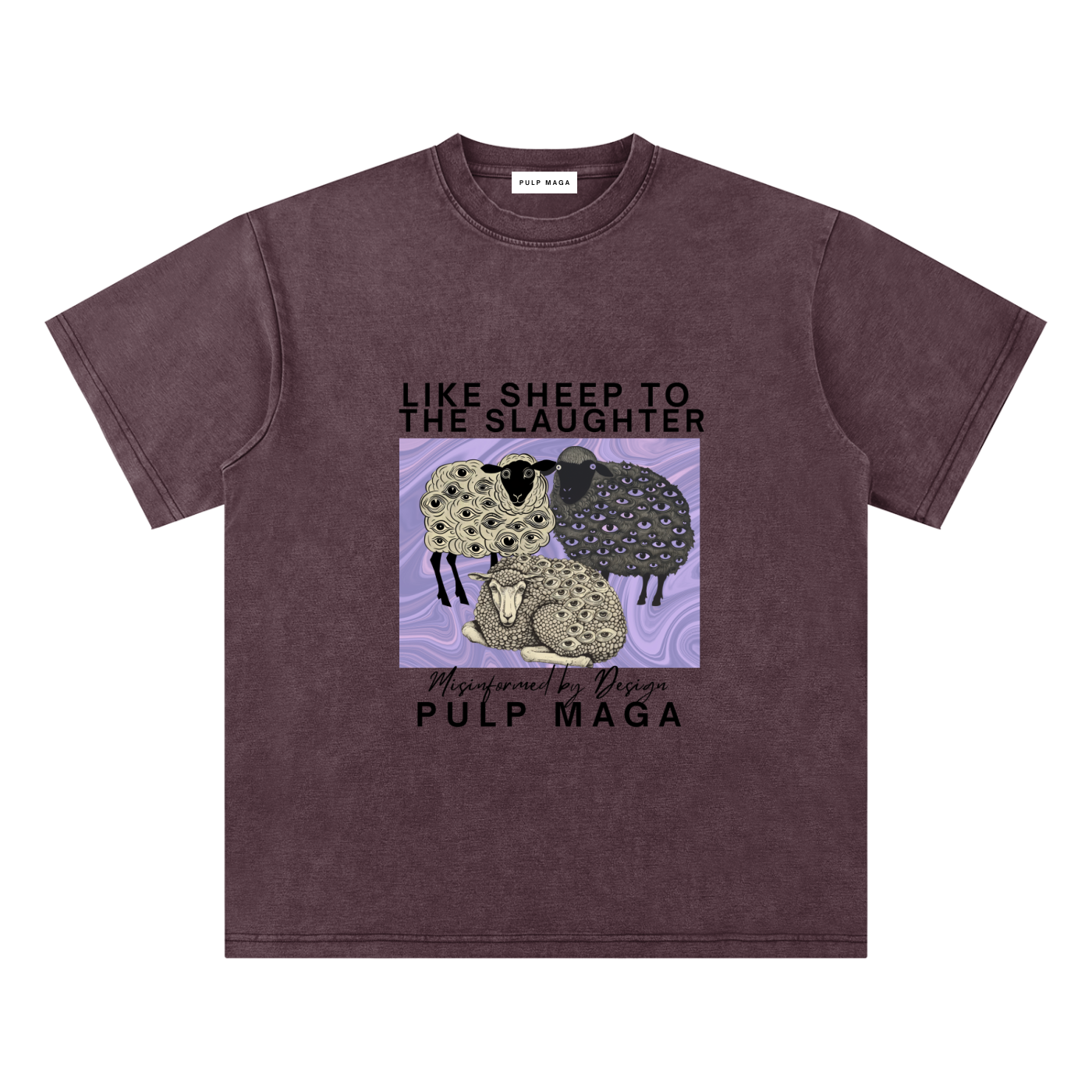 HERD MENTALITY - Bamboo Snow Washed T-Shirt