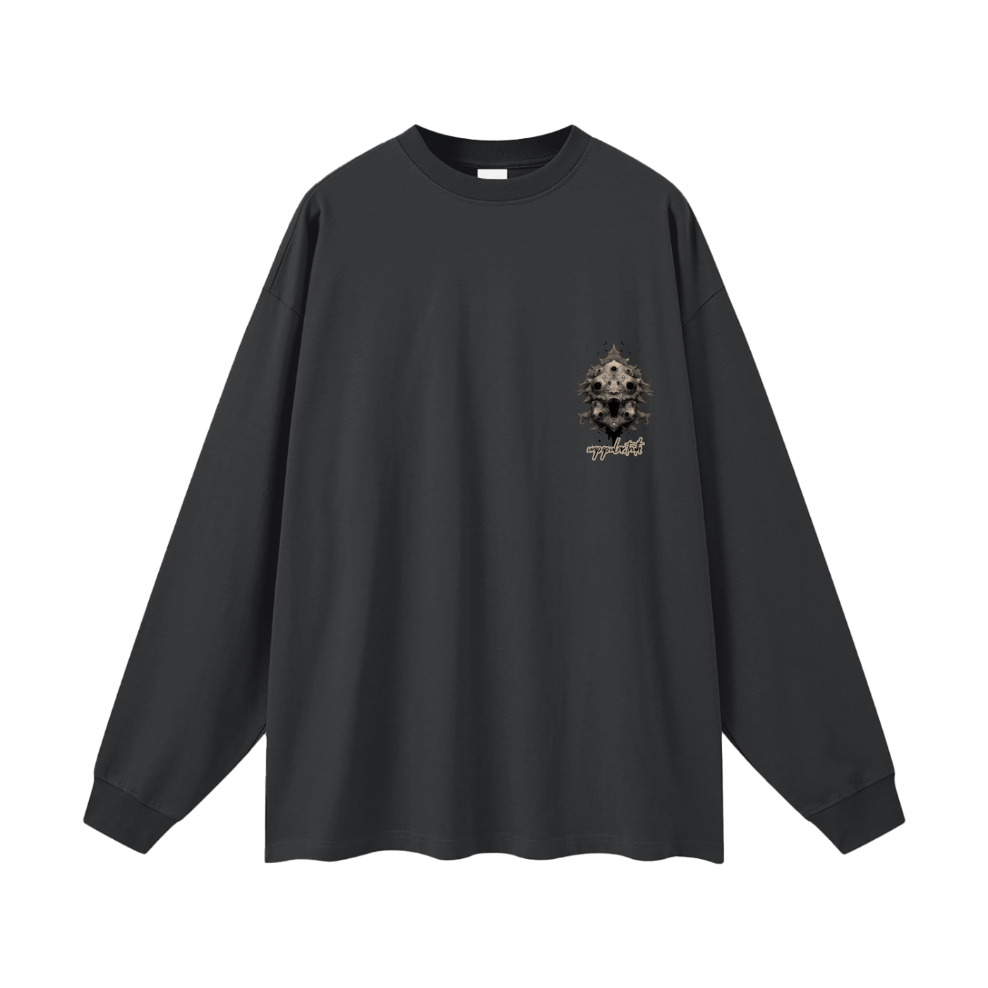 BLACKROCK - Oversized Streetwear Long Sleeve Tee