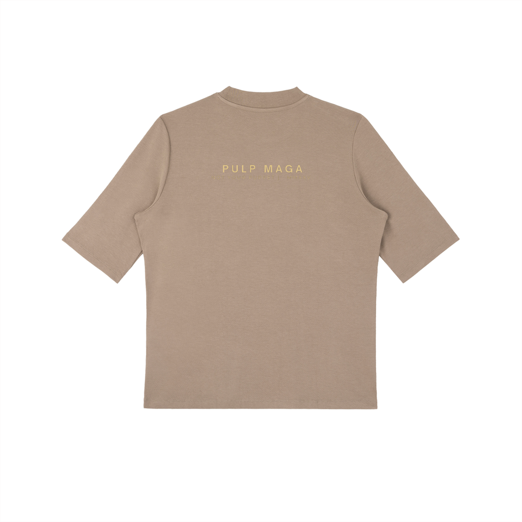AMERICAN BOMBSHELL - Essential Mock Neck Tee