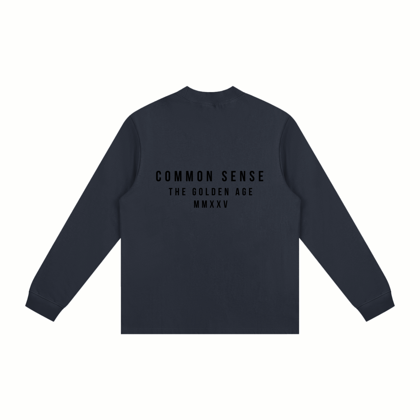 COMMON SENSE - Non-Shrink Mock Neck Long Sleeve