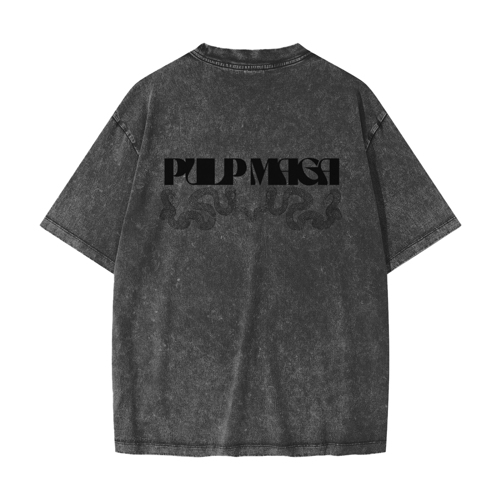 GEMINI SERPENT - Heavyweight Snow Washed T-Shirt