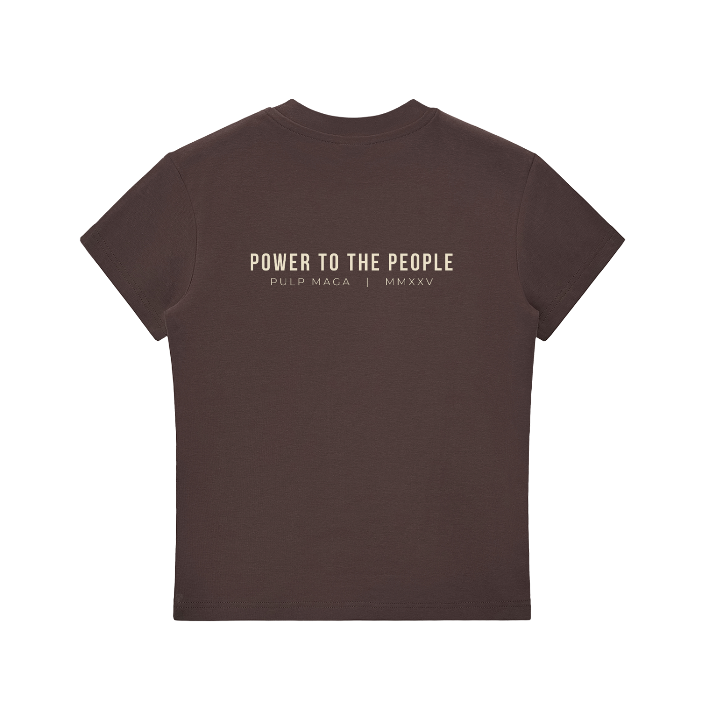 POWER TO THE PEOPLE - Bodycon Baby Tee
