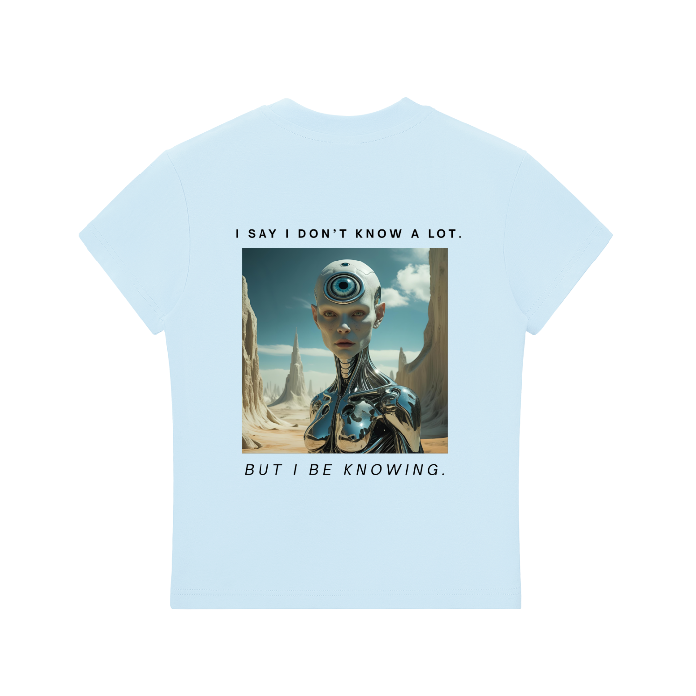 THIRD EYE - Graphic Bodycon Baby Tee