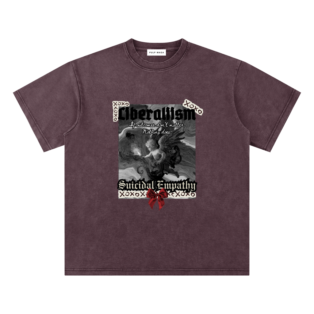 SUICIDAL EMPATHY - Bamboo Snow Washed T-Shirt