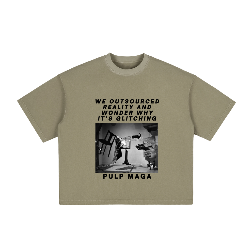 ERROR 404: REALITY NOT FOUND - Vintage Washed Boxy T-Shirt