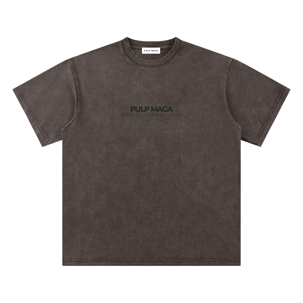 RED PILL MINERAL INK - Bamboo Snow Washed T-Shirt
