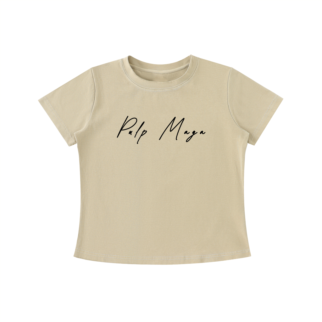 CURATED REALITY - Vintage Wash Slim Baby Tee