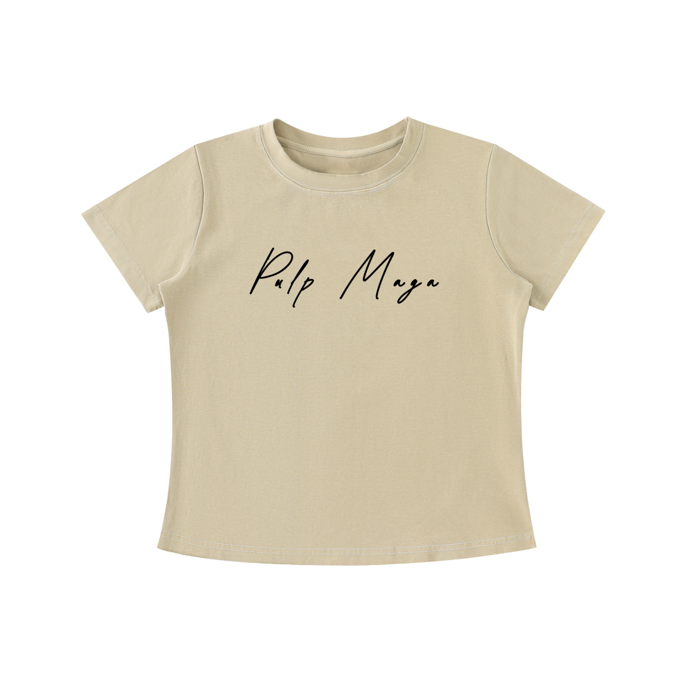 CURATED REALITY - Vintage Wash Slim Baby Tee