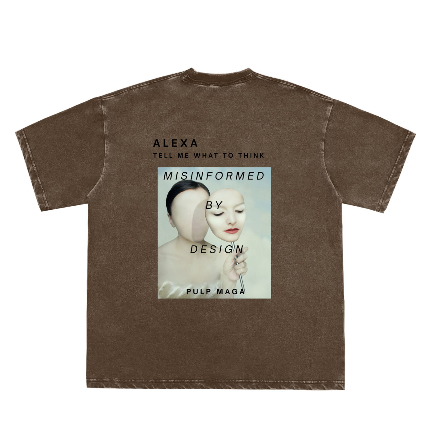 ALEXA, AM I REAL? - Snow Washed T-Shirt