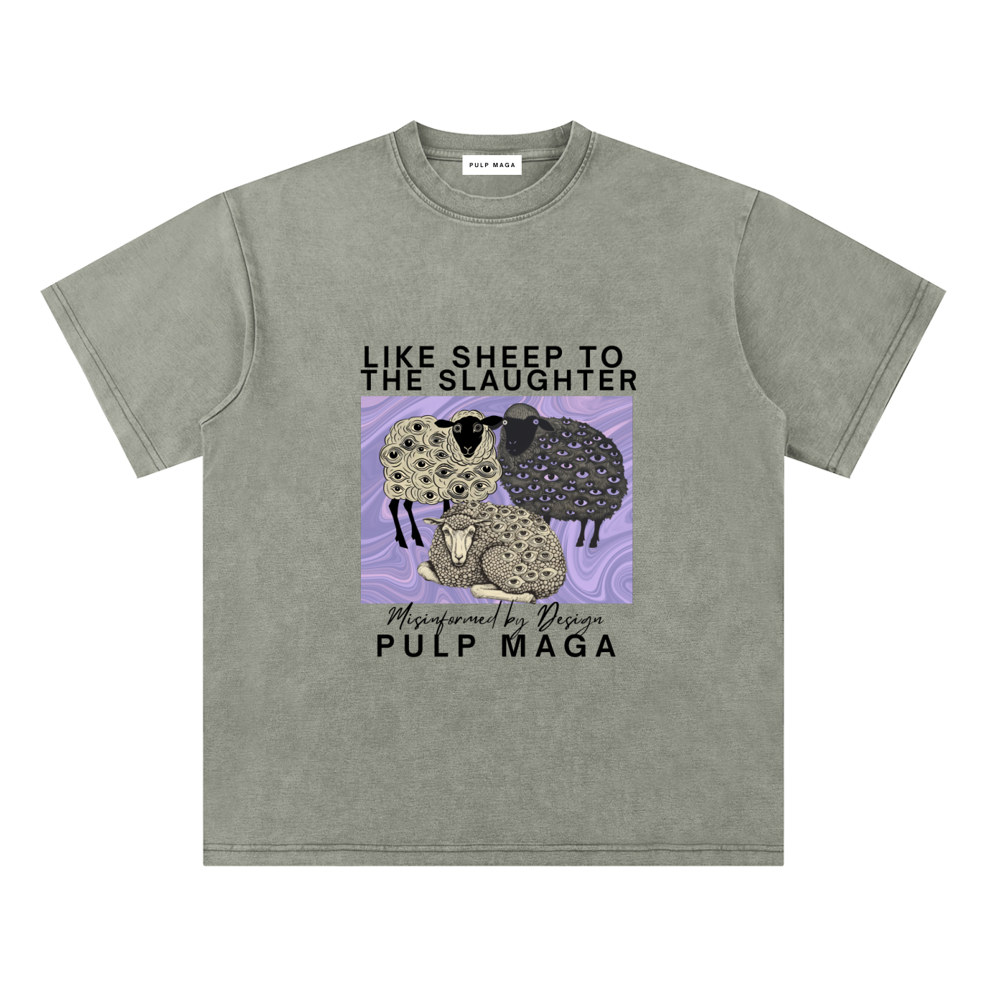 HERD MENTALITY - Bamboo Snow Washed T-Shirt