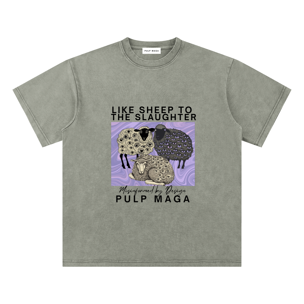 HERD MENTALITY - Bamboo Snow Washed T-Shirt