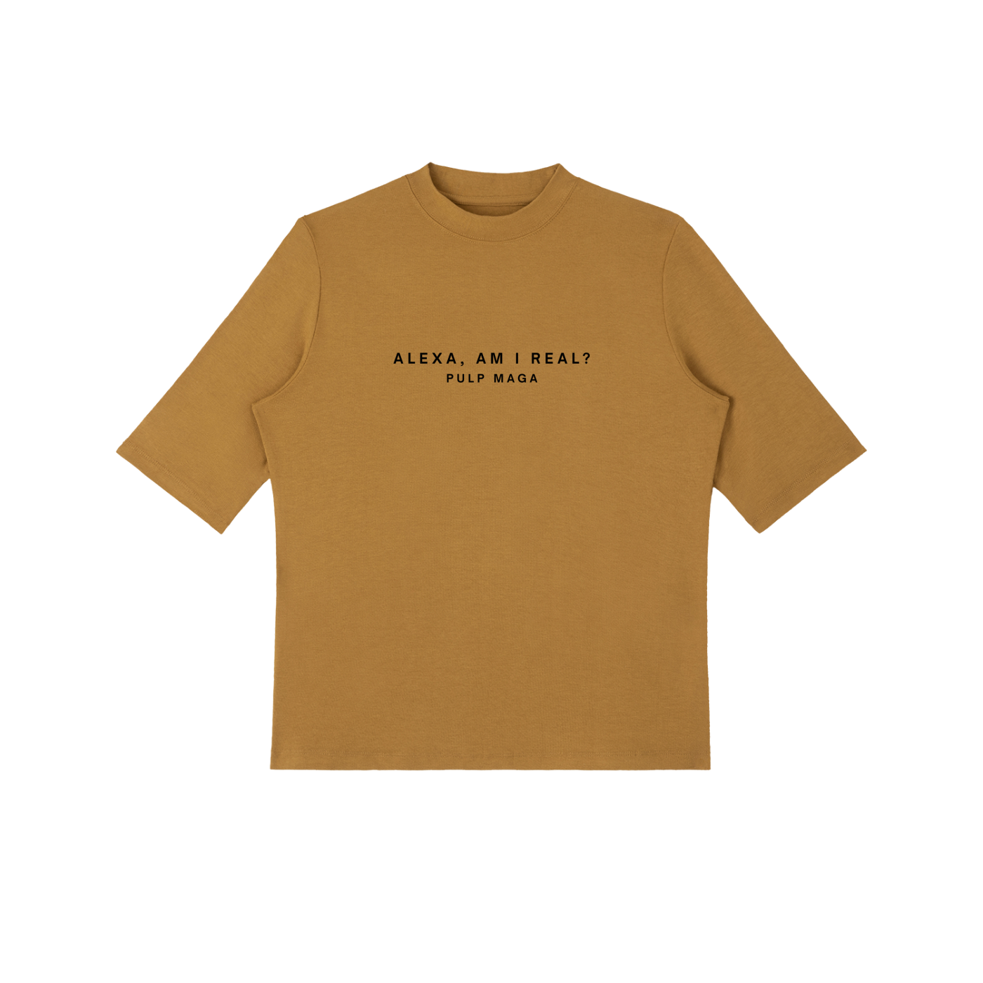 CURATED REALITY - Essential Mock Neck Tee