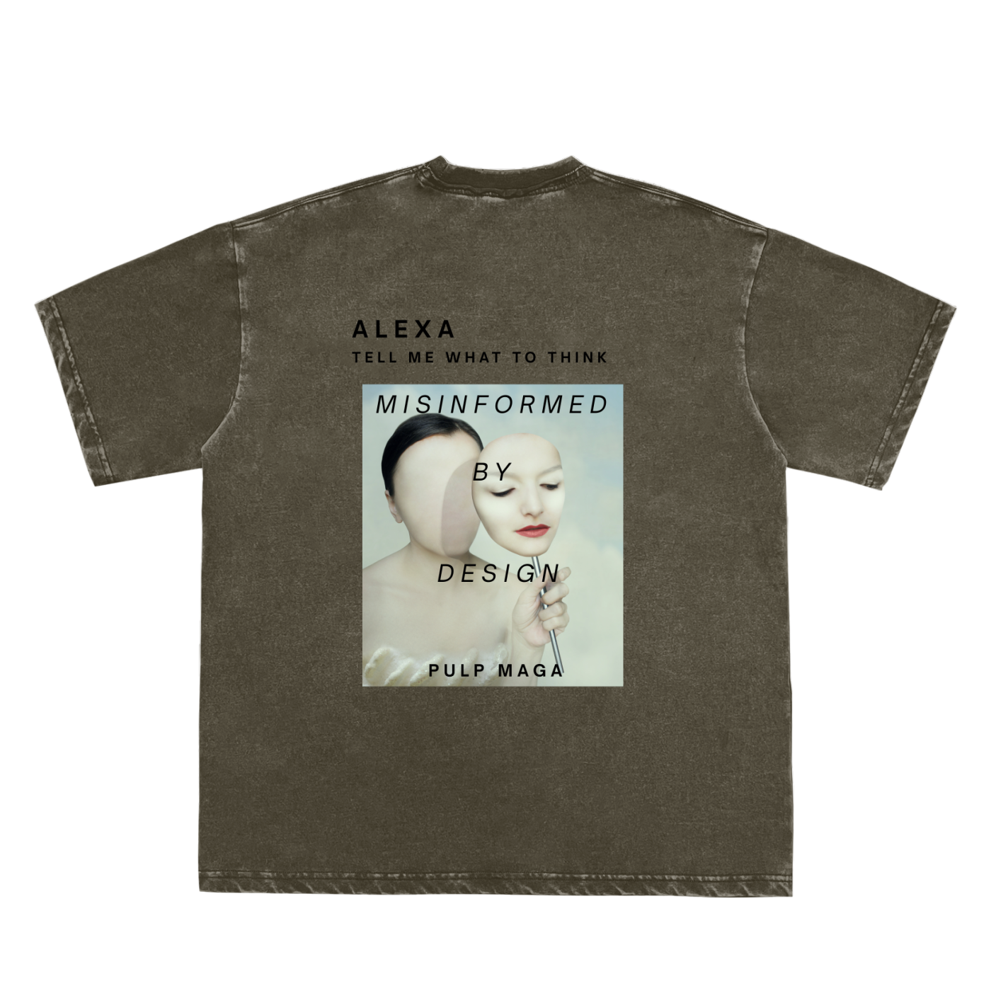 ALEXA, AM I REAL? - Snow Washed T-Shirt