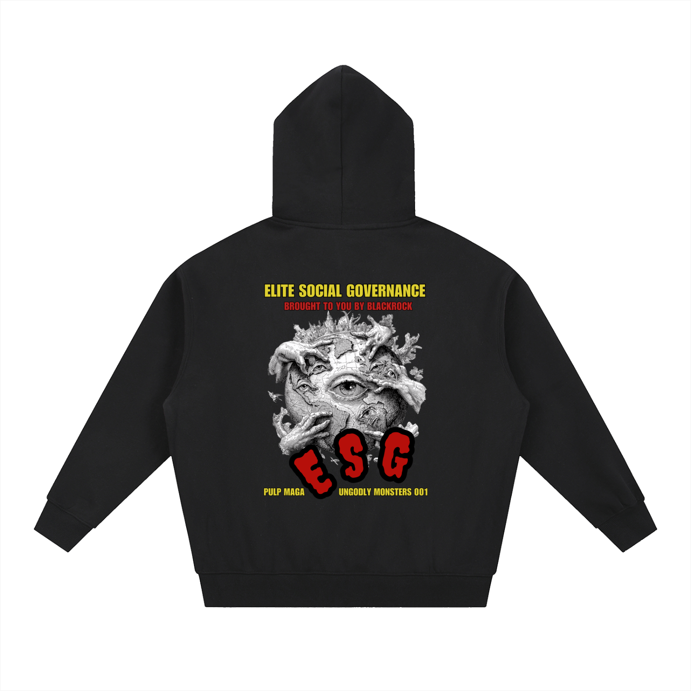 ESG - UNISEX BOXY ZIP-UP OVERSIZED HOODIE