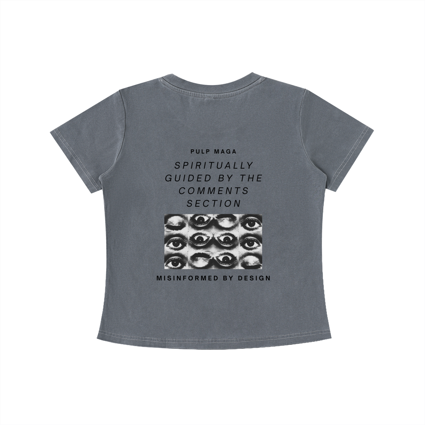 CTRL + ALT + BELIEVE - Vintage Wash Slim Baby Tee