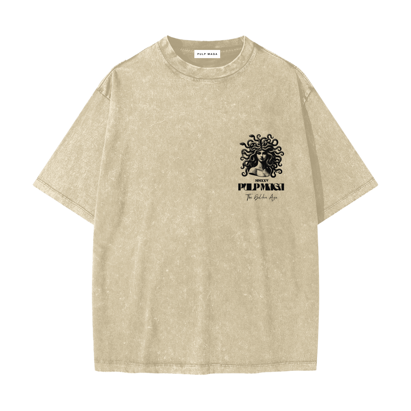 GEMINI SERPENT - Heavyweight Snow Washed T-Shirt