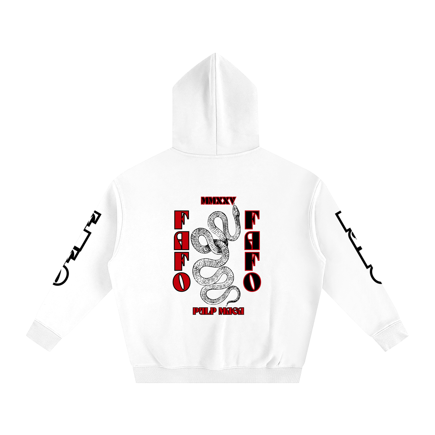 FAFO MMXXV  LIMITED EDITION - Unisex Fleeced Oversized Hoodie