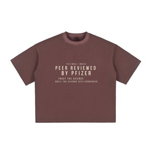 PEER REVIEWED BY PFIZER - Vintage Washed Boxy T-Shirt