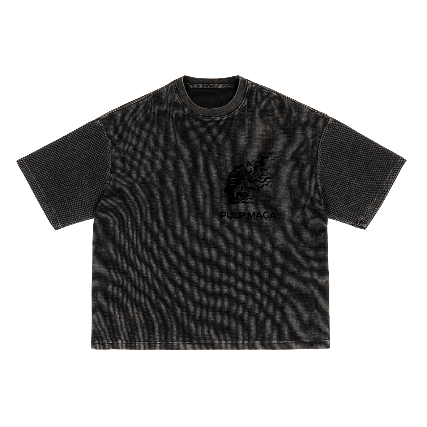 BIG PHARMA CAN'T MILK ME - Waffle Boxy T-Shirt