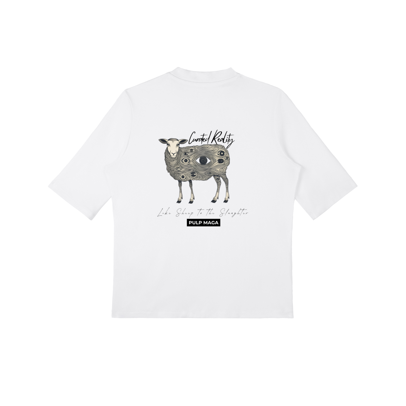 CURATED REALITY - Essential Mock Neck Tee