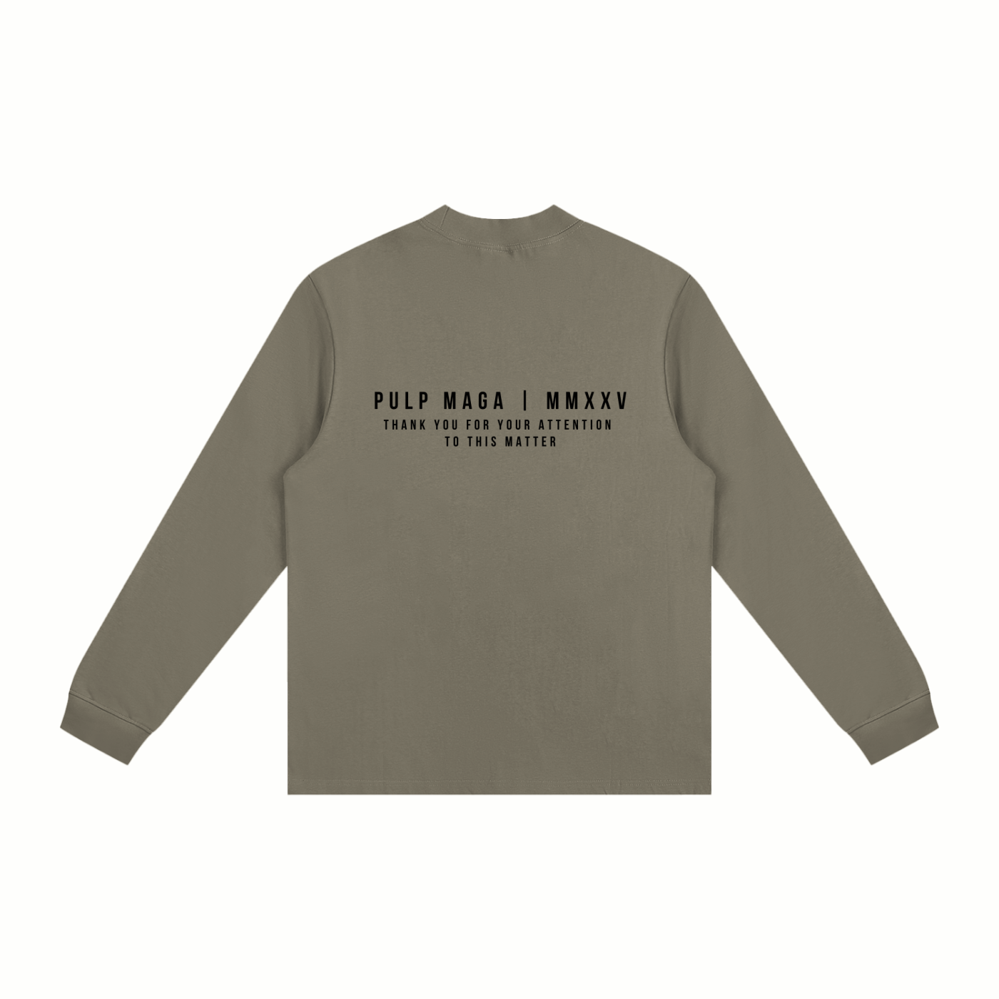 DRAIN THE SWAMP - Non-Shrink Mock Neck Long Sleeve